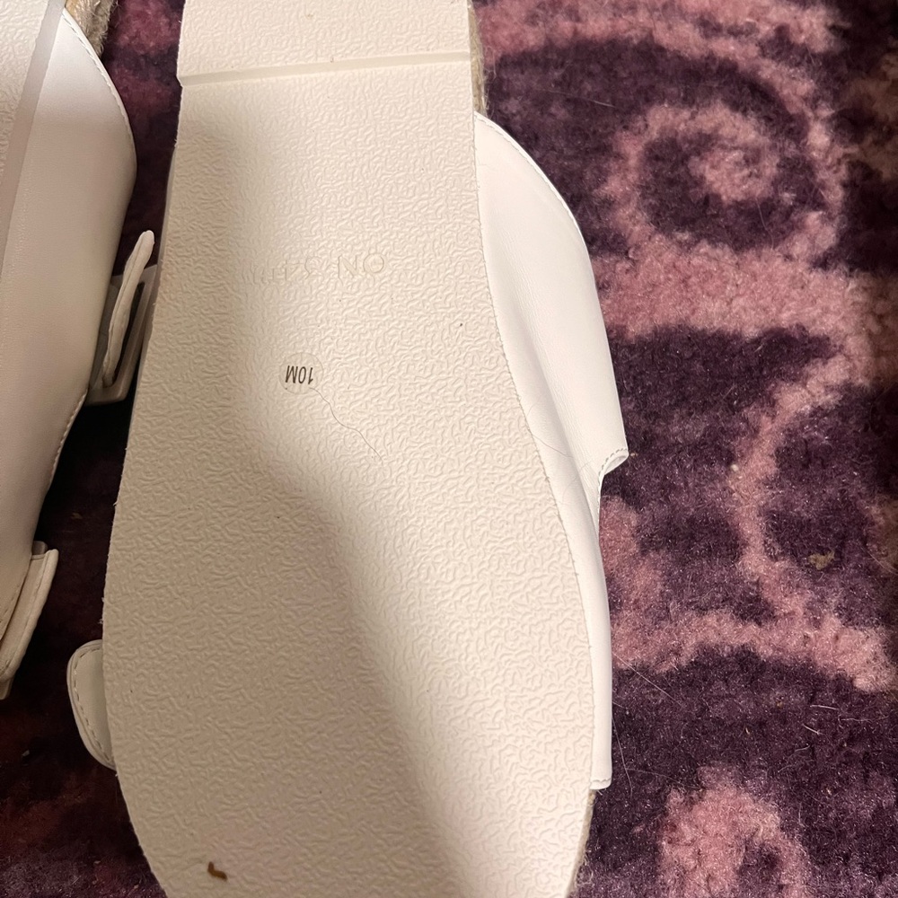 Women's White Sandals on 34th by Macy’s - Picture 4 of 5